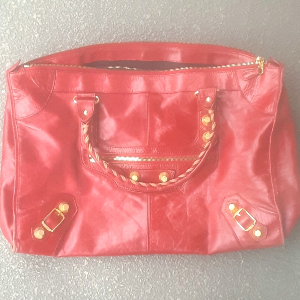 BALENCIAGA Agneau Weekender tote bag